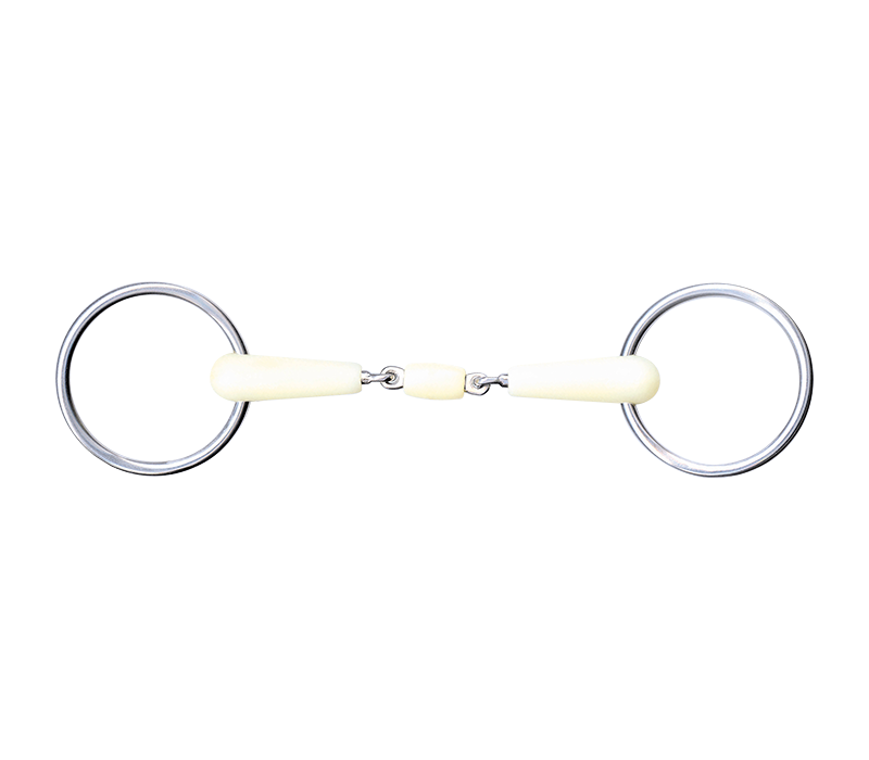 RMHORSE WATER SNAFFLE DOUBLE BROKEN WITH APPLE FLAVOUR 20 mm