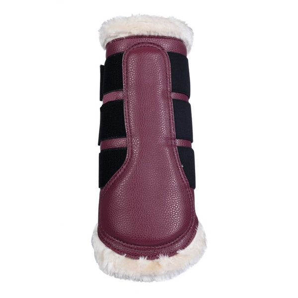 HKM PROTECTION BOOTS COMFORT PREMIUM WINE RED