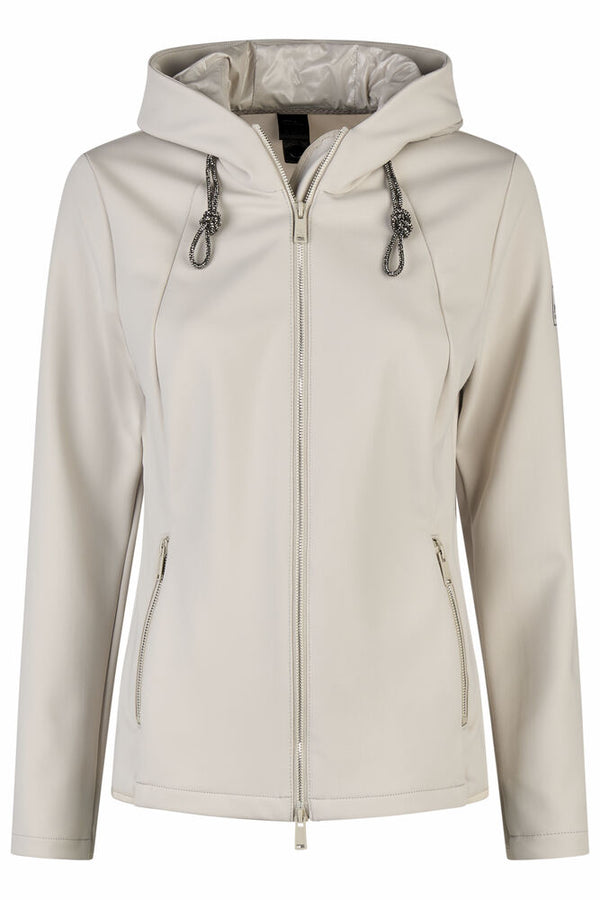 PIKEUR FLEECE JACKET SELECTION PALE GREY