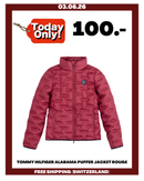 TOMMY HILFIGER ALABAMA PUFFER JACKET ROUGE