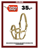 ESKADRON HEADCOLLAR GIRTH DOUBLE PIN CARDAMOM