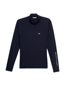 TOMMY HILFIGER HIGH NECK LONG SLEEVE BASELAYER DESERT SKY