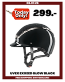 UVEX EXXEED GLOW BLACK
