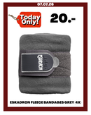 ESKADRON FLEECE BANDAGES GREY (4X)