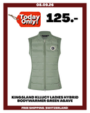 KINGSLAND KLLUCY LADIES HYBRID BODYWARMER GREEN AGAVE