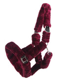 QHP HEAD COLLAR ALASKA BURGUNDY