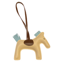 HORSE BAG CHARM BEIGE/LIGHT BLUE