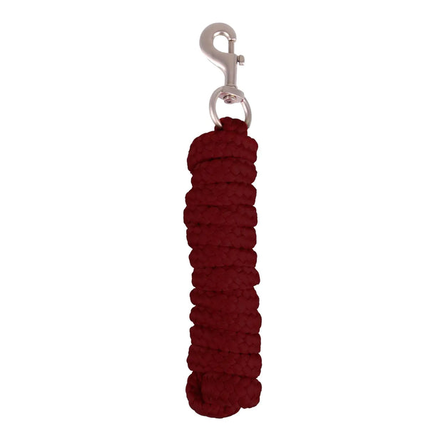 QHP LEAD ROPE HEAVY SNAP BURGUNDY