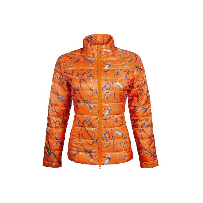 HKM QUILTED JACKET ORANGE WOMAN
