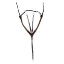 HKM BREASTPLATE CAMBRIDGE WITH ARTIFICIAL FUR BROWN