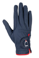HKM KIDS RIDING GLOVES DEEP BLUE