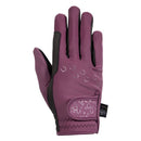 HKM WINTER RIDING GLOVES ALVA JUNIOR LILAC