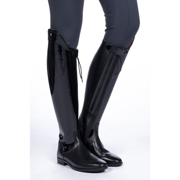 HKM RIDING BOOTS LYNETTE STANDARD LENGTH/WIDTH BLACK