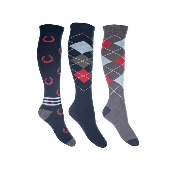 HKM RIDING SOCKS CARDIFF (3X)