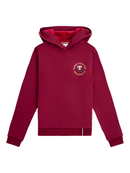 TOMMY HILFIGER COLORADO LOGO HOODIE ROUGE