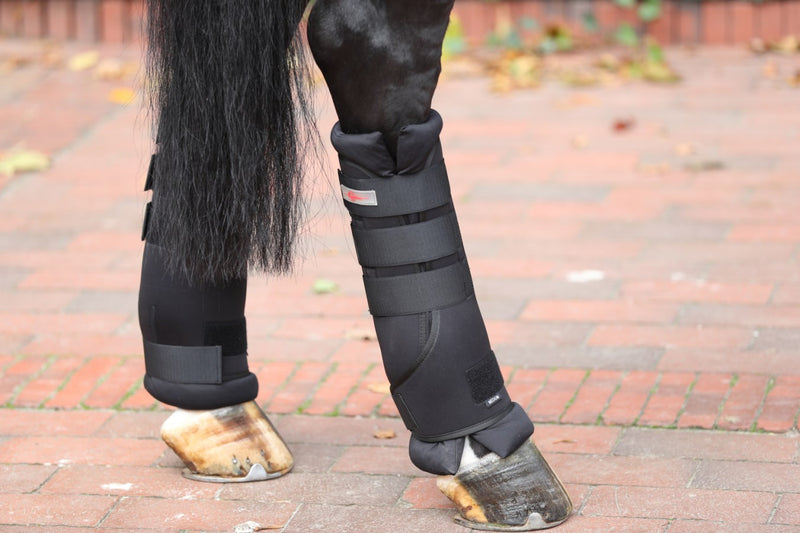 COVALLIERO STABLE AND TRANSPORT GAITERS BLACK
