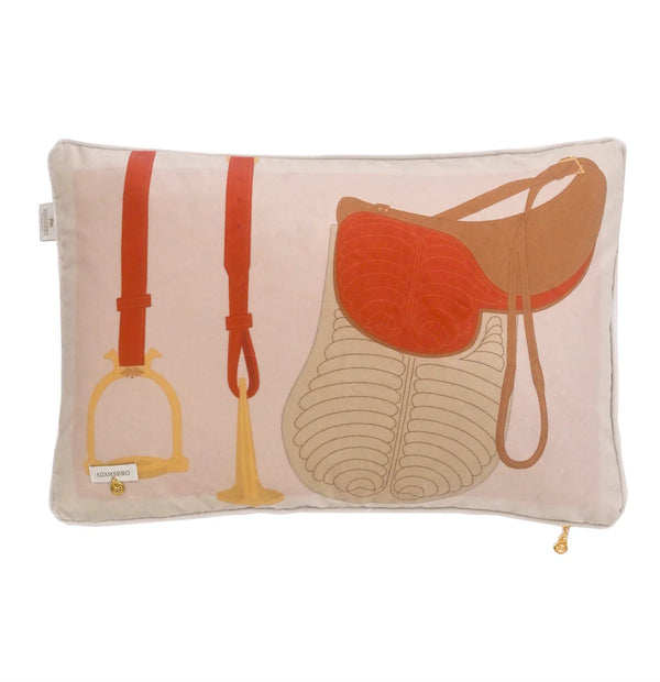 ADAMSBRO HERITAGE SADDLE IN SOFT PINK