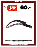 SD DESIGN BESPOKE BROWBAND NORTHERN 10mm CRYSTALS