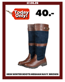 HKM WINTER BOOTS MEGHAN NAVY/BROWN