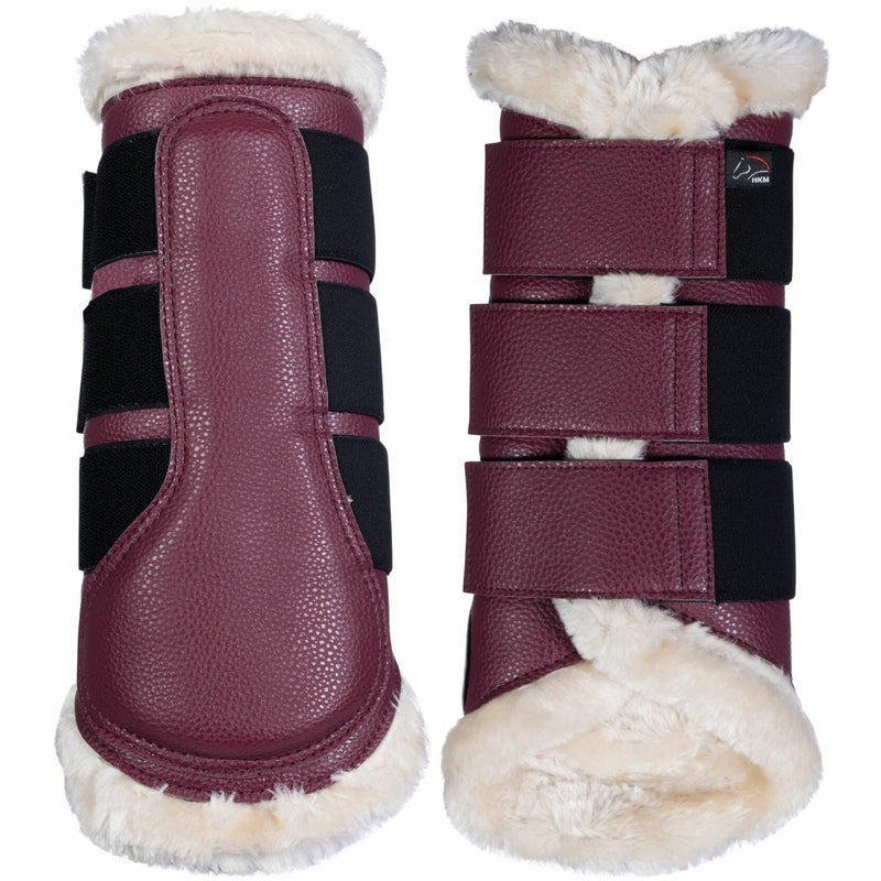 HKM PROTECTION BOOTS COMFORT PREMIUM WINE RED