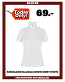 KINGSLAND KLLUCILLE SHOW SHIRT WHITE