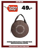 KINGSLAND KLSALLY HELMET BAG BROWN BLACK COFFEE