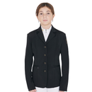 EQUESTRO COMPETITION JACKET BLACK JUNIOR