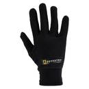 EQUESTRO GLOVES IN FLEECE FABRIC BLACK