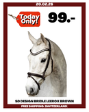 SD DESIGN BRIDLE LEEROX BROWN