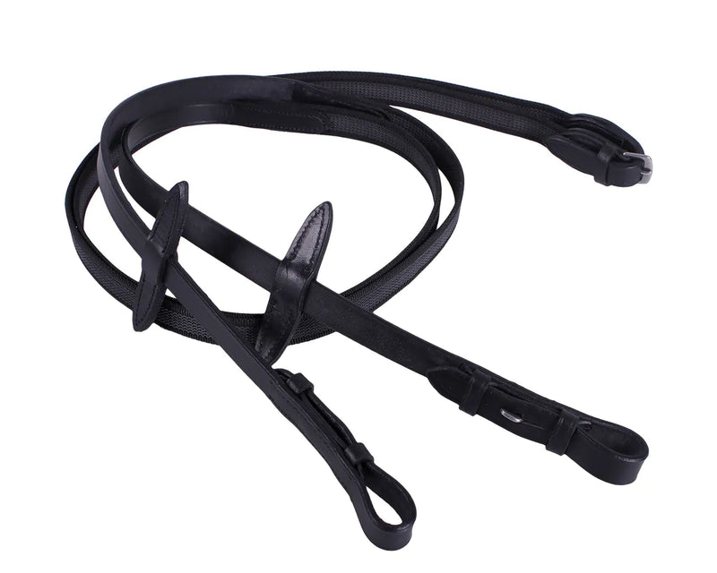 QHP ANTI-SLIP REIN BLACK