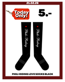 PHILI-RIDING LOVE SOCKS BLACK