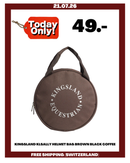 KINGSLAND KLSALLY HELMET BAG BROWN BLACK COFFEE