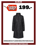 KINGSLAND KLVY LADIES INSULATED PARKA BLACK