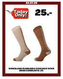 KINGSLAND KLMELINDA COOLMAX SOCK BEIGE COBBLESTO (2X)