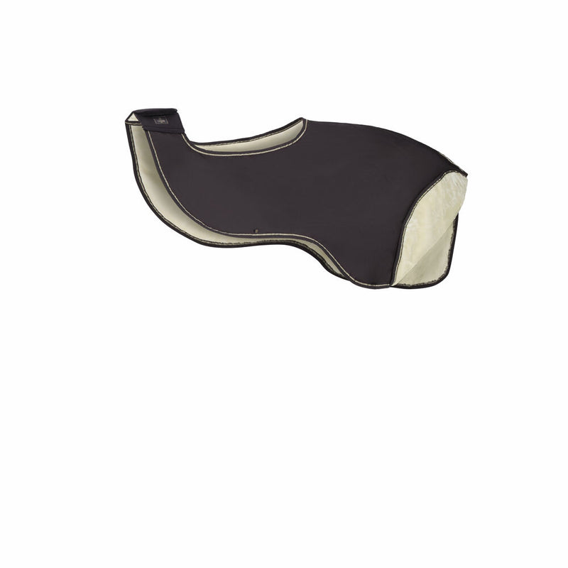 ESKADRON EXERCISE SHEET FAUX FUR BLACK TRUFFLE