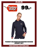 TOMMY HILFIGER RICHMOND HOODIE DESERT SKY