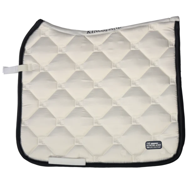 KINGSLAND BLAIR SATIN SADDLE PAD CREAM