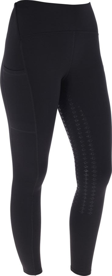 COVALLIERO RIDING TIGHTS GRIP DARK NAVY JUNIOR