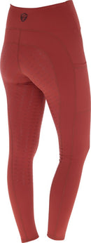 COVALLIERO RIDING TIGHTS GRIP RUST JUNIOR