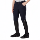 VESTRUM MOLVENO RIDING BREECHES KNEE GRIP BLACK JUNIOR