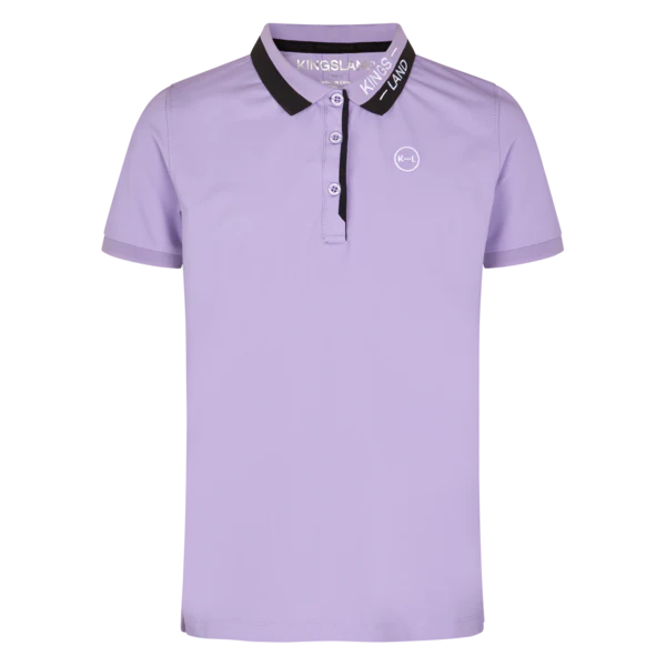 KINGSLAND KLHARLI PIQUÉ T-SHIRT LILAC TULIP JUNIOR