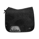 KINGSLAND KLVIGGA VELVET DRESSAGE SADDLEPAD BLACK