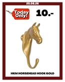 HKM HORSEHEAD HOOK GOLD