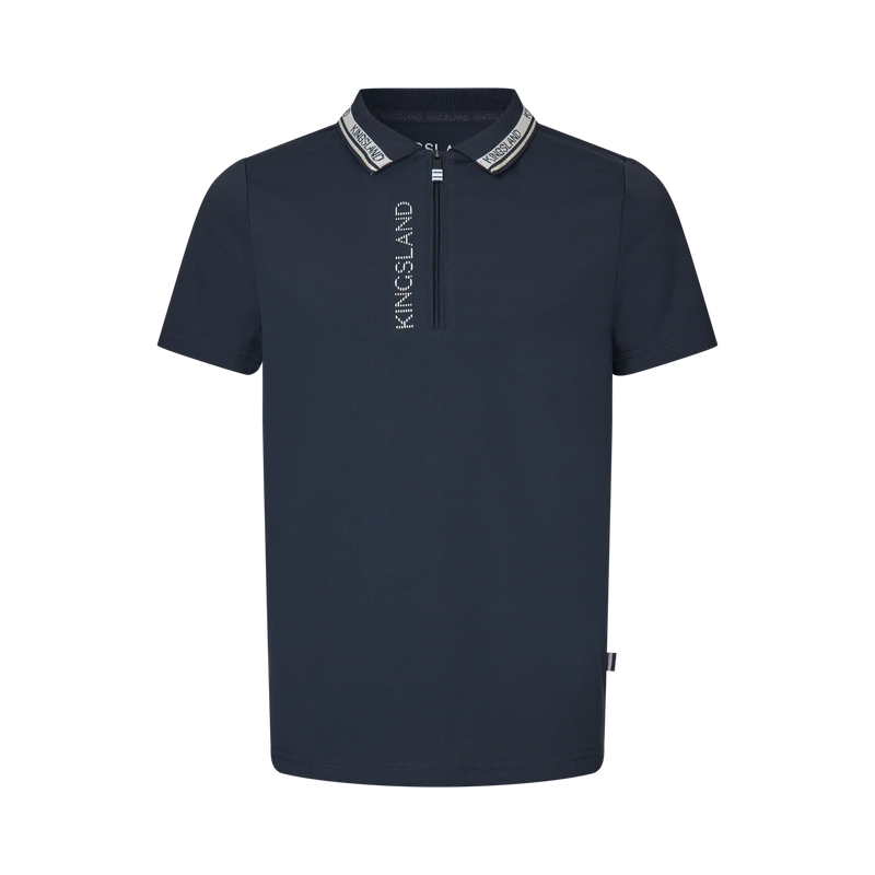 KINGSLAND KLNIGEL BOYS PIQUE POLO SHIRT NAVY