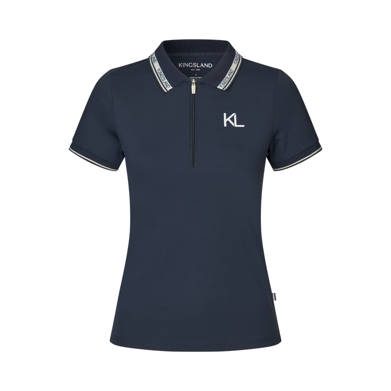 KINGSLAND KLNAIRA PIQUE POLO SHIRT NAVY
