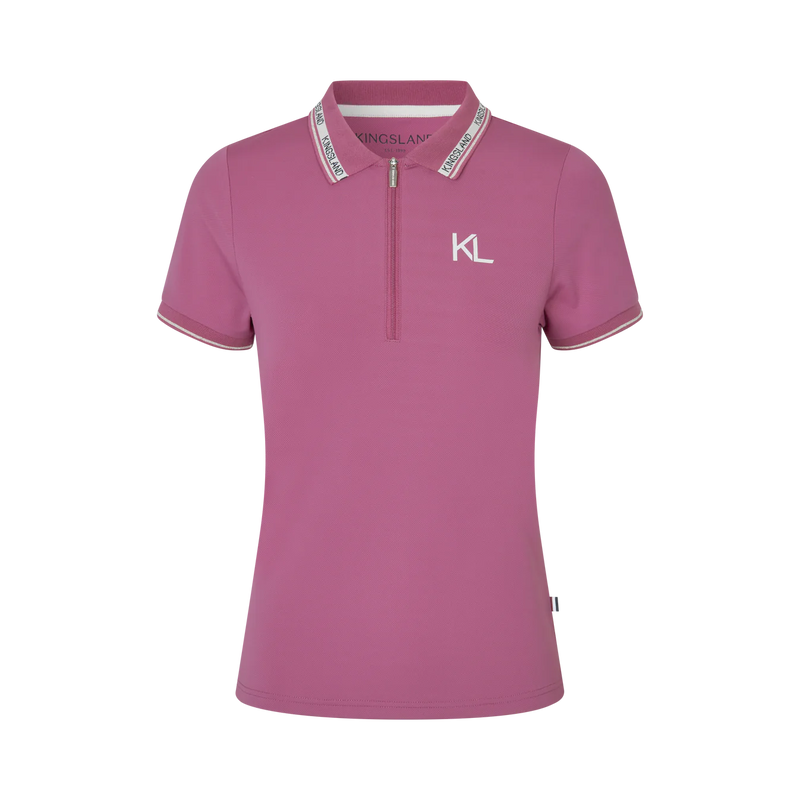 KINGSLAND KLNAIRA PIQUE POLO SHIRT PINK MALAGA