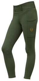 COVALLIERO RIDING TIGHTS FOREST GREEN JUNIOR