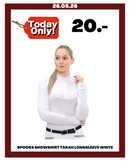 SPOOKS SHOWSHIRT TARAH LONGSLEEVE WHITE