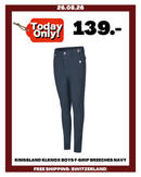 KINGSLAND KLKNOX BOYS F-GRIP BREECHES NAVY