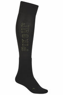 PIKEUR KNEE SOCKS WOOL SPORTS BLACK